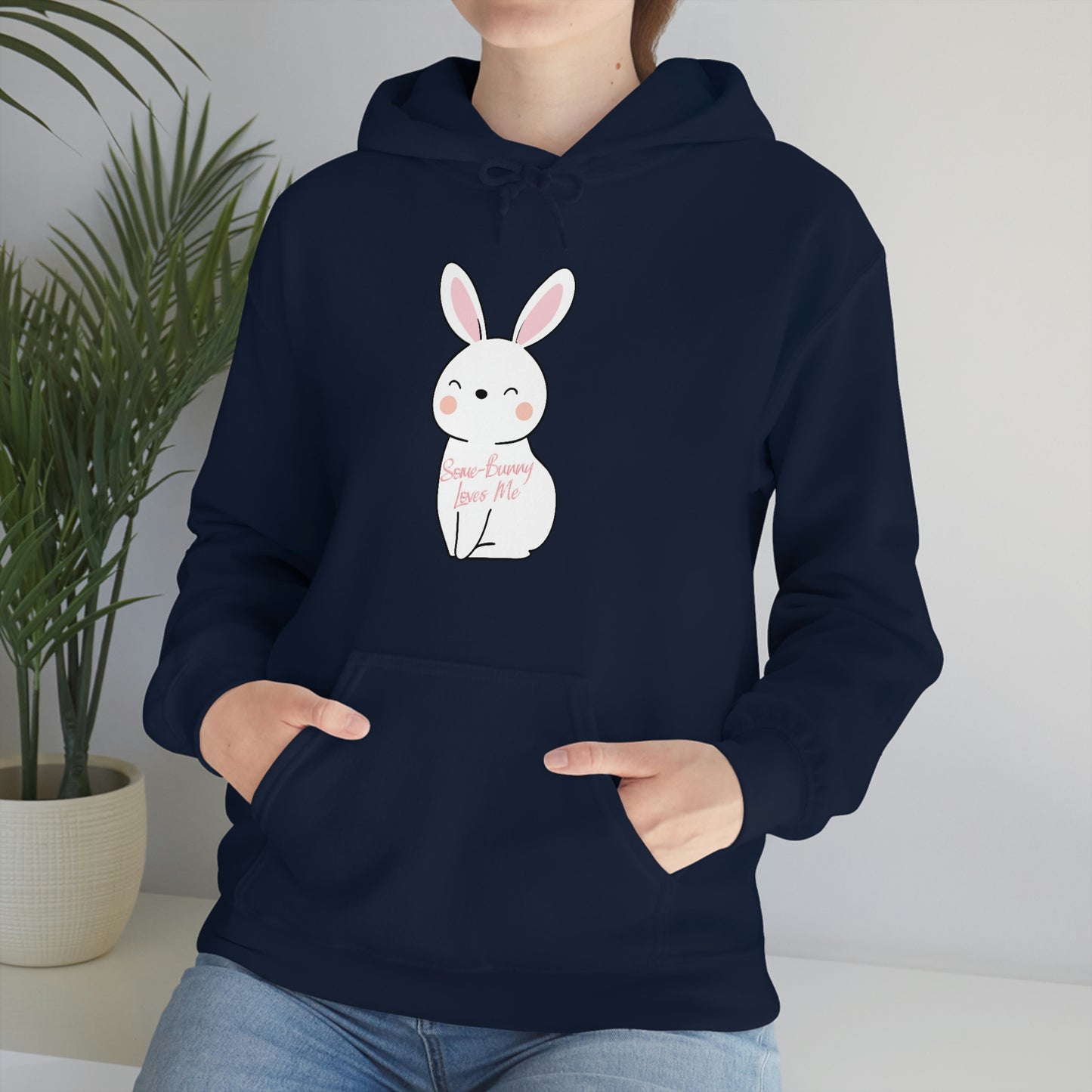 Some-Bunny Loves Me Hooded Sweatshirt