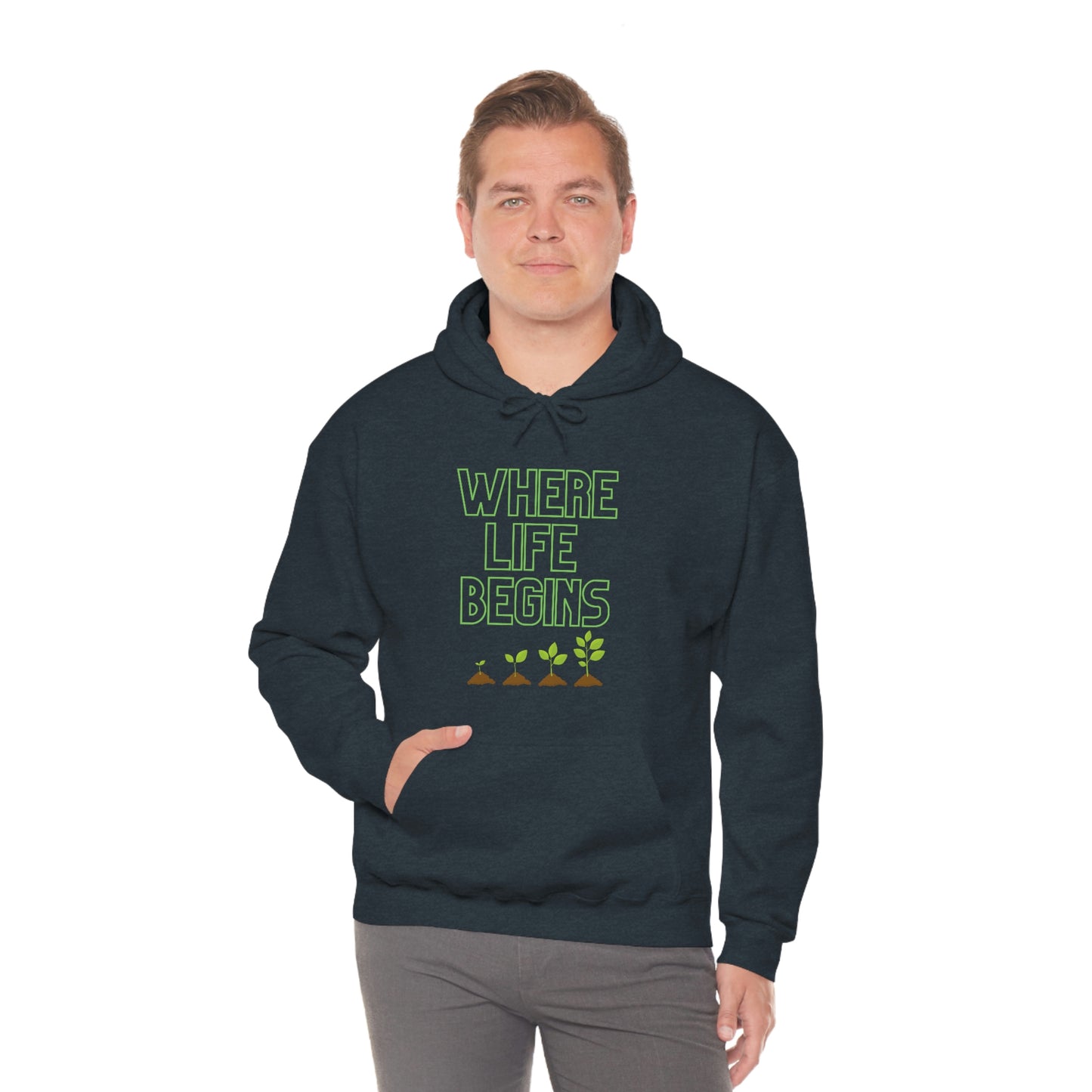 Where Life Begins Hooded Sweatshirt