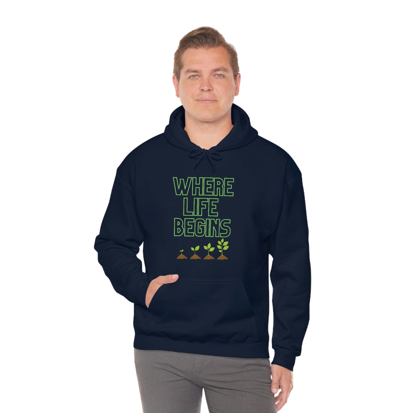 Where Life Begins Hooded Sweatshirt