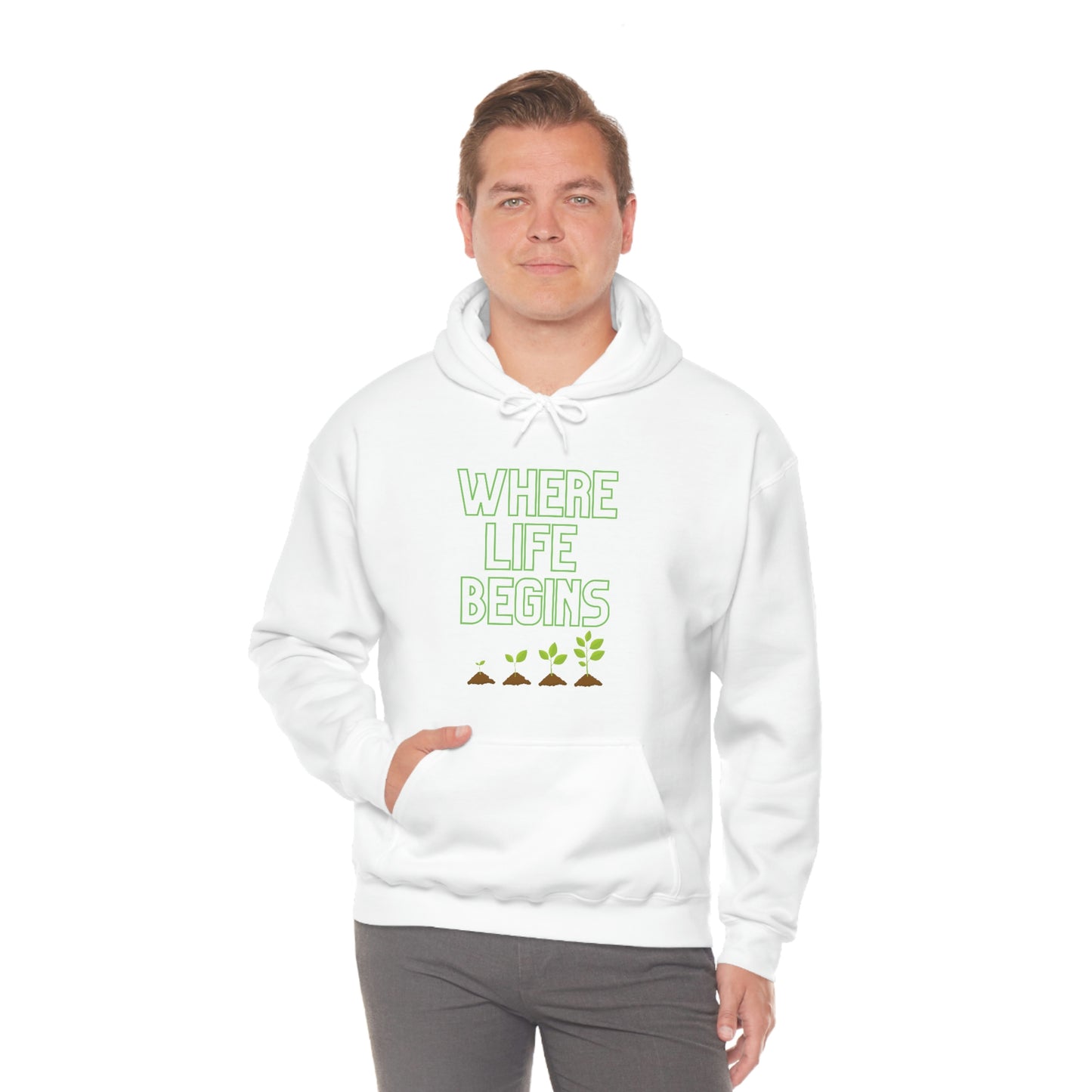 Where Life Begins Hooded Sweatshirt