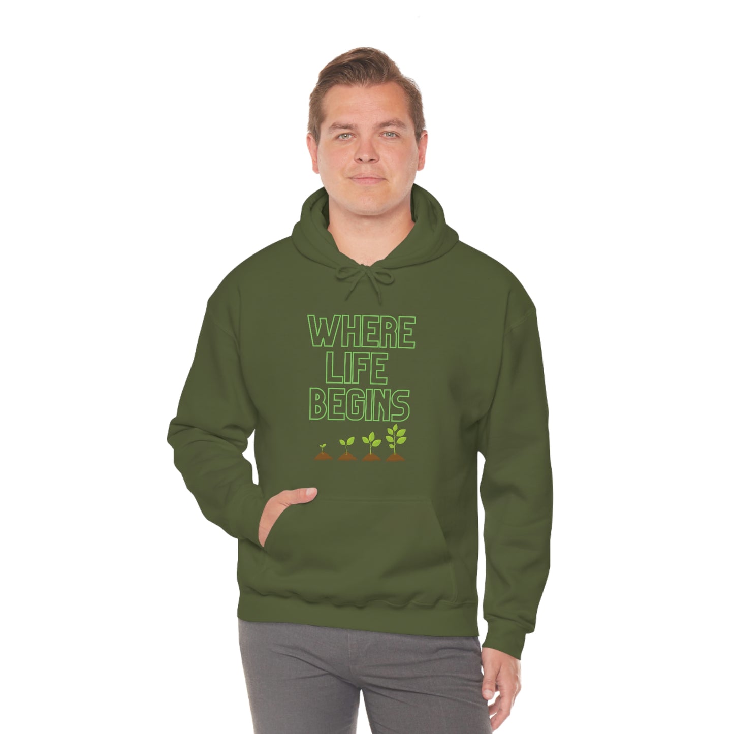 Where Life Begins Hooded Sweatshirt