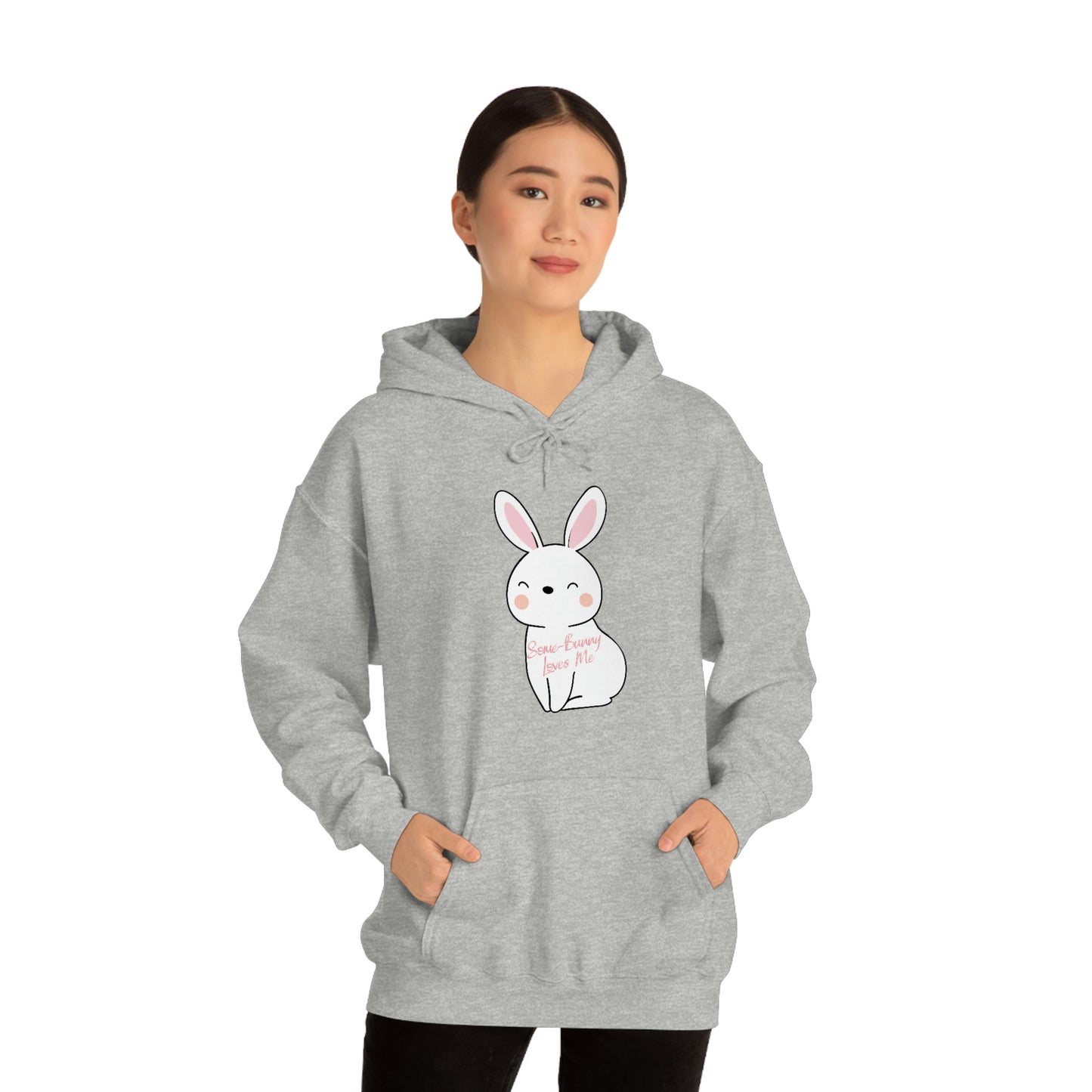 Some-Bunny Loves Me Hooded Sweatshirt