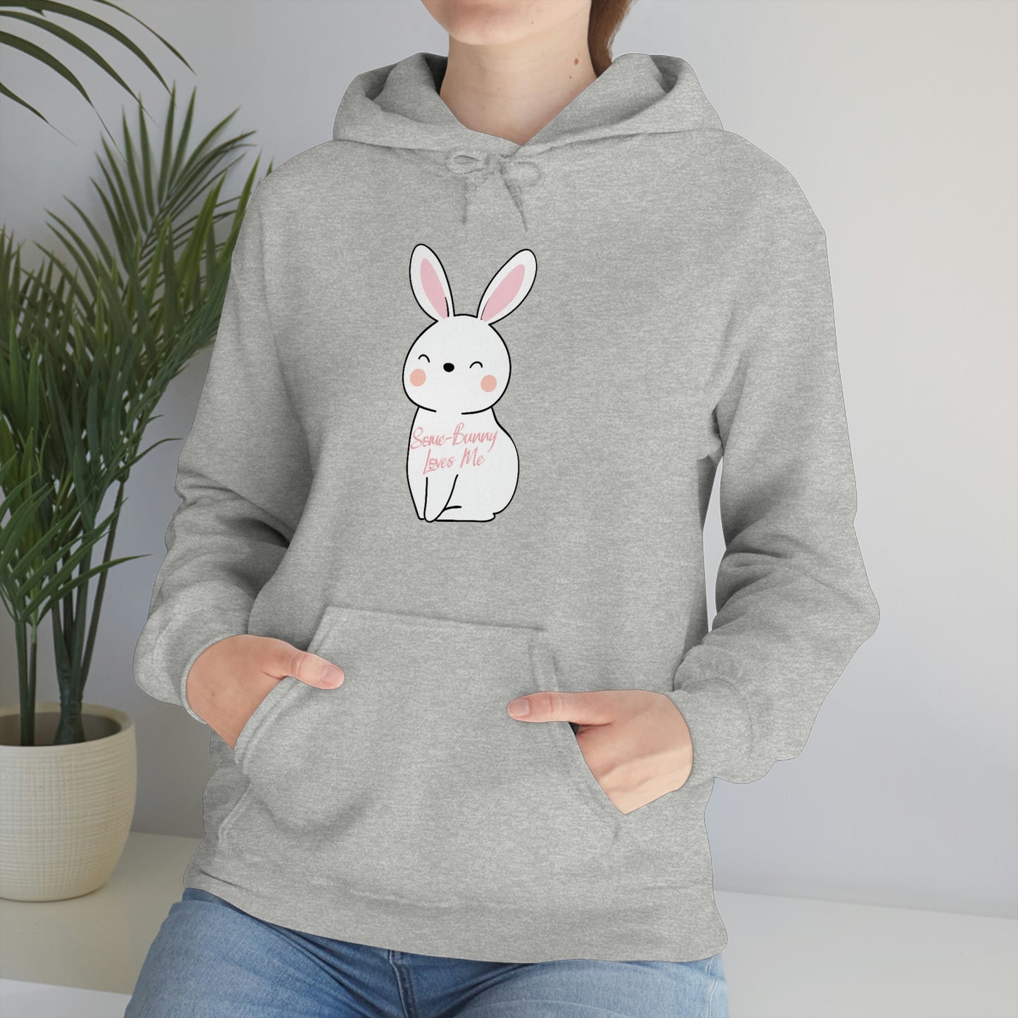 Some-Bunny Loves Me Hooded Sweatshirt