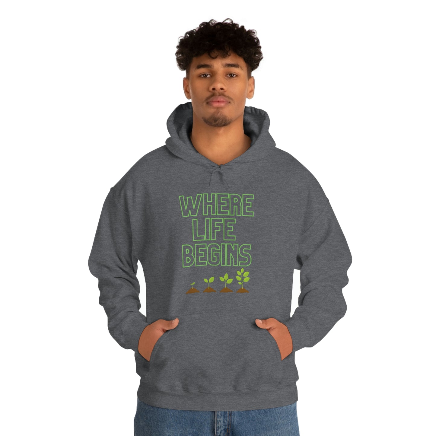 Where Life Begins Hooded Sweatshirt