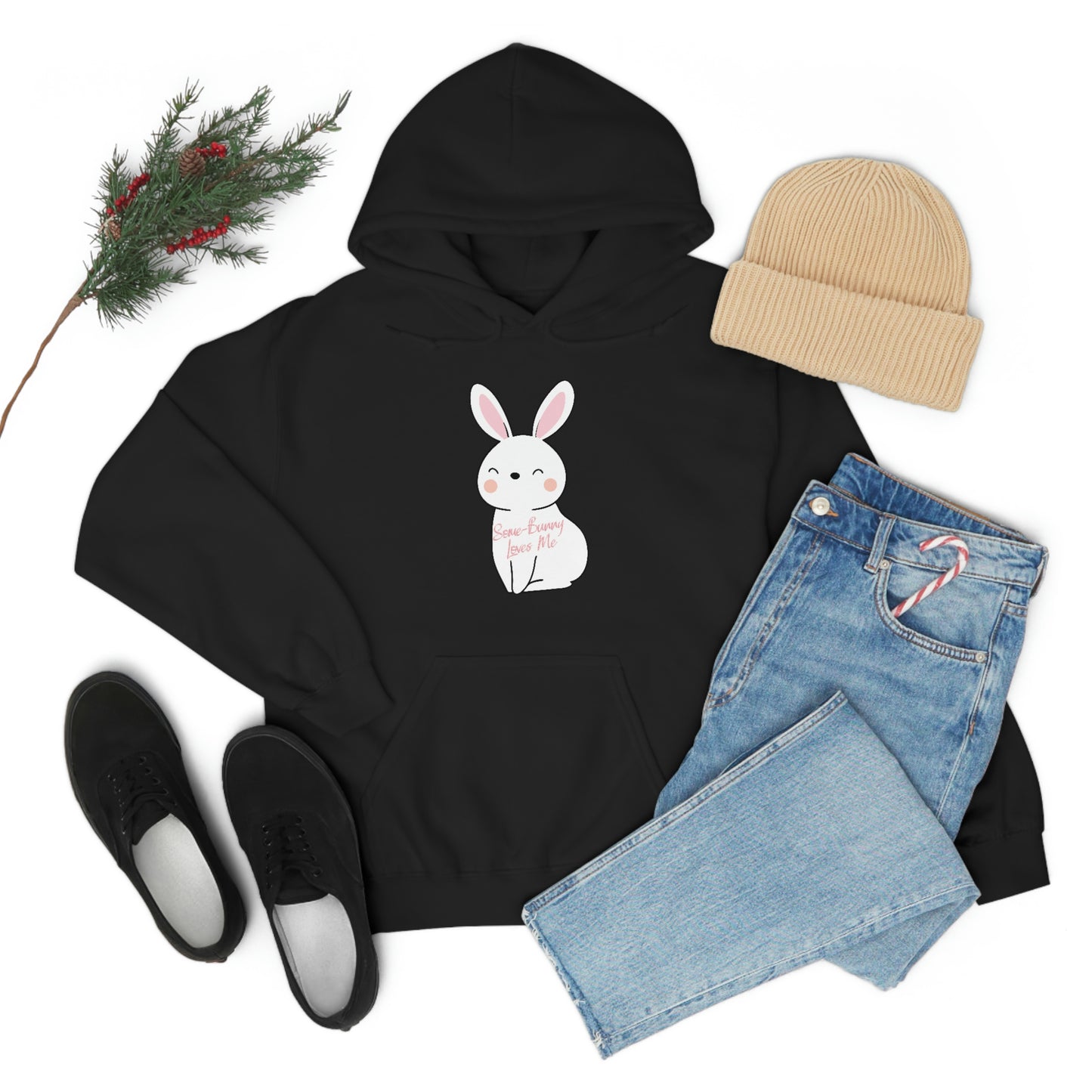 Some-Bunny Loves Me Hooded Sweatshirt