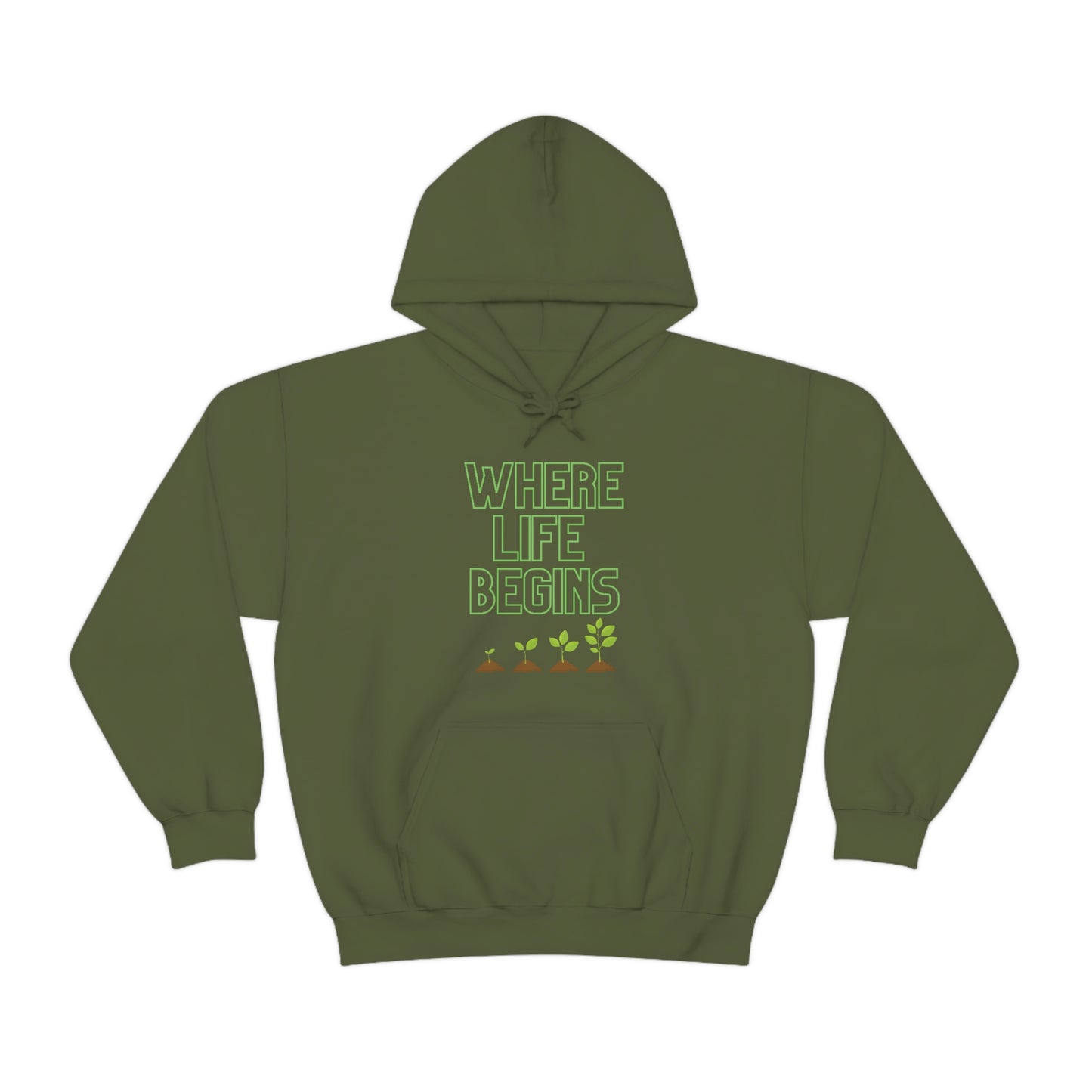 Where Life Begins Hooded Sweatshirt