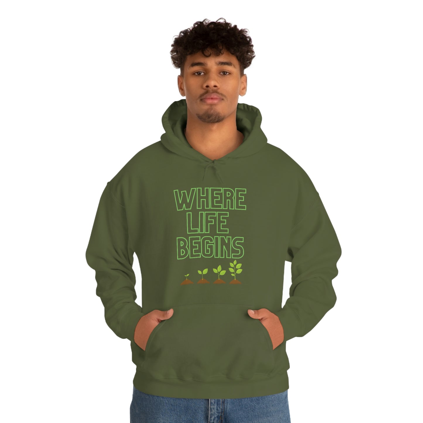 Where Life Begins Hooded Sweatshirt