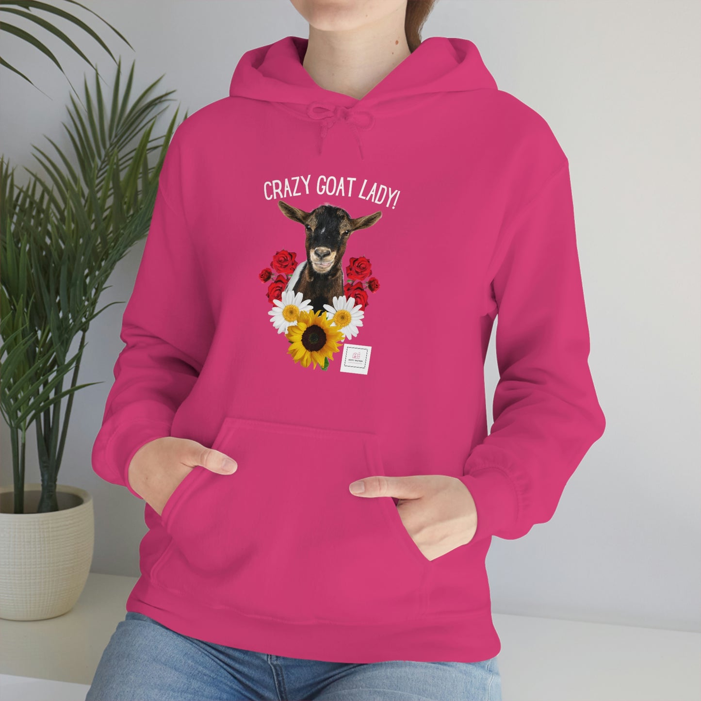 Crazy Goat Lady Hooded Sweatshirt
