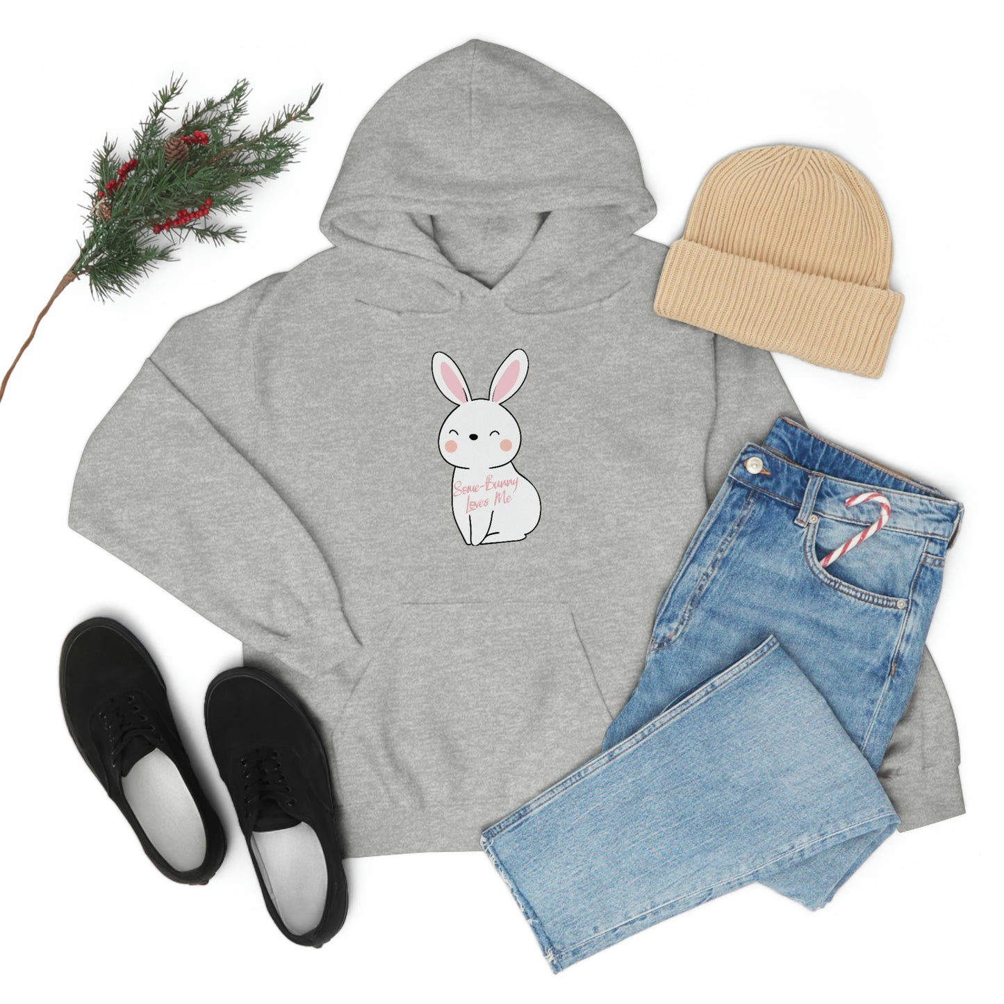 Some-Bunny Loves Me Hooded Sweatshirt