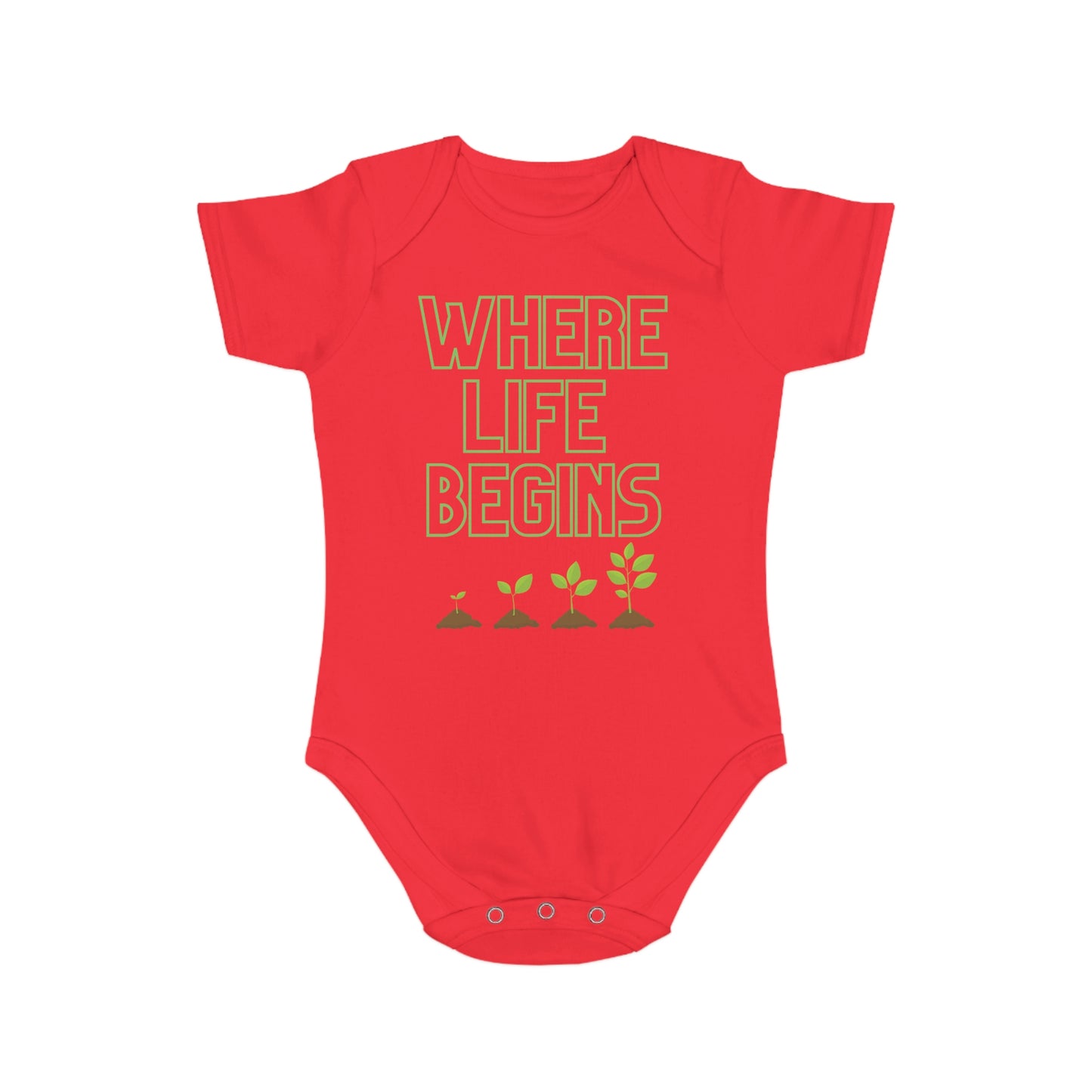 Where Life Begins Onesie