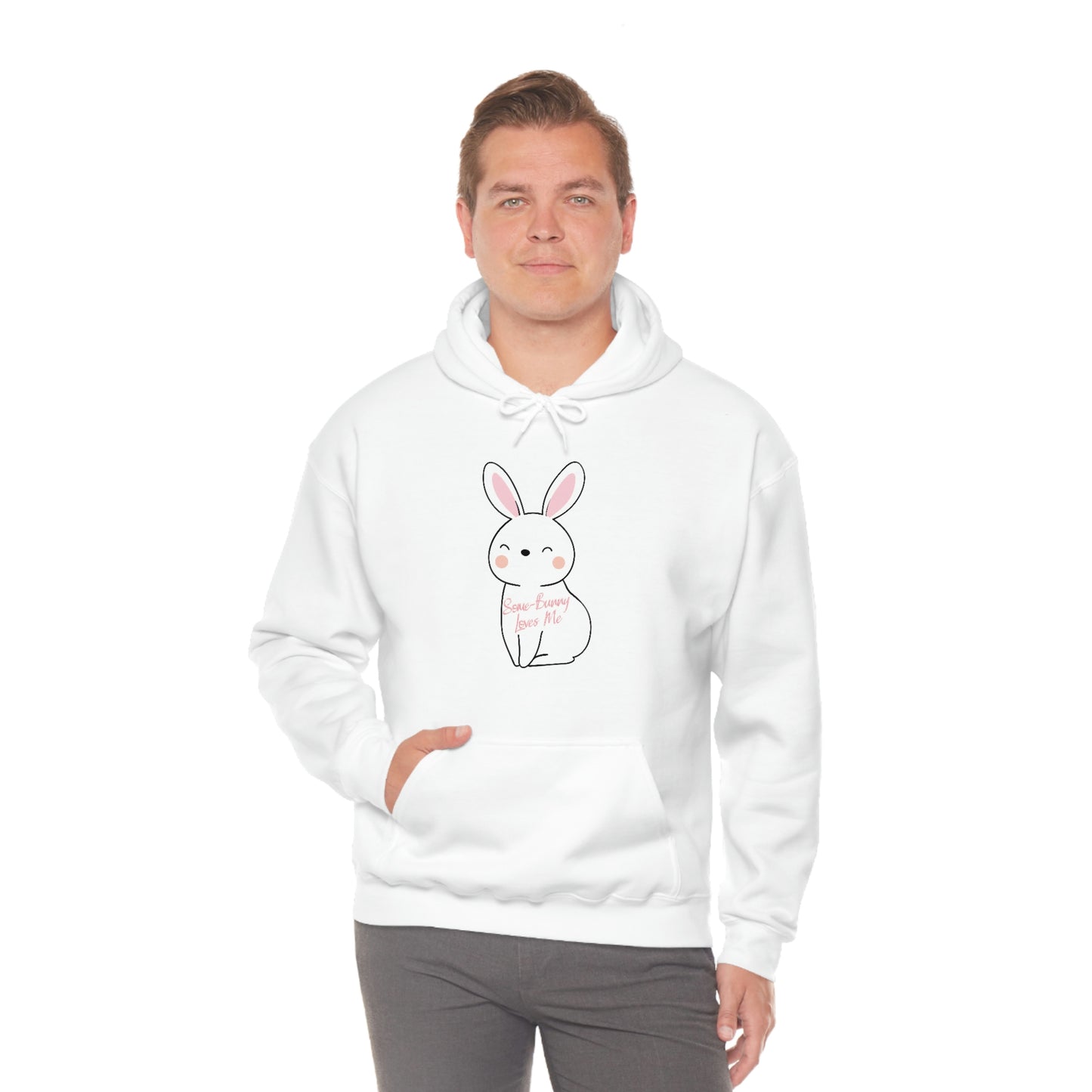 Some-Bunny Loves Me Hooded Sweatshirt