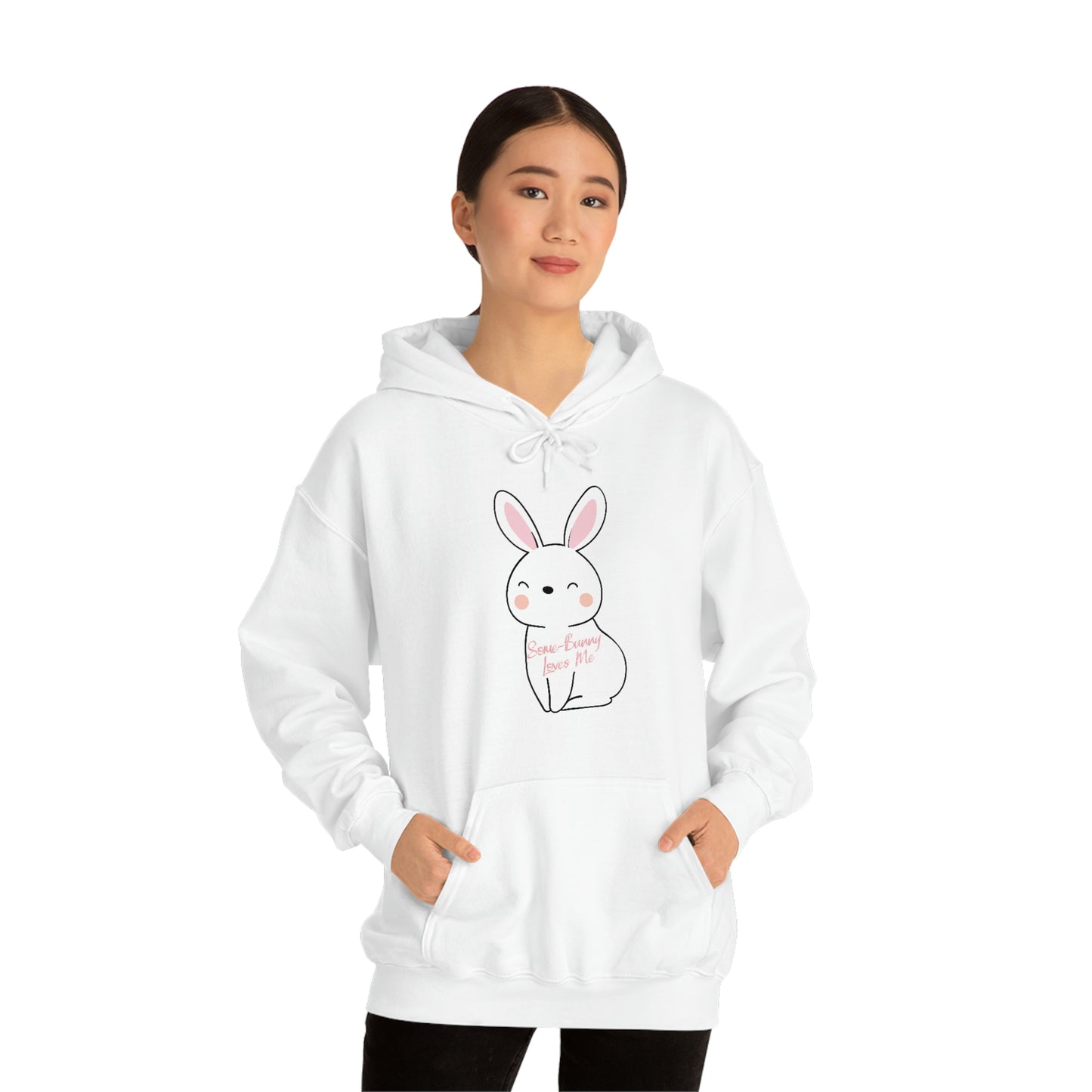 Some-Bunny Loves Me Hooded Sweatshirt