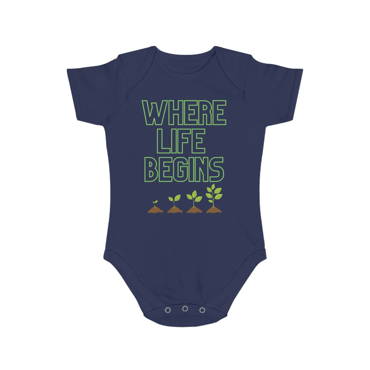 Where Life Begins Onesie