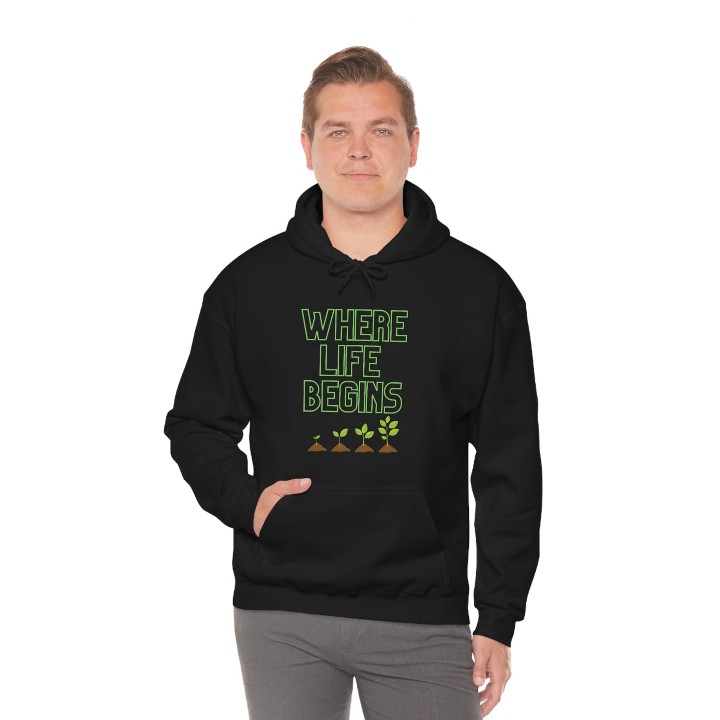 Where Life Begins Hooded Sweatshirt