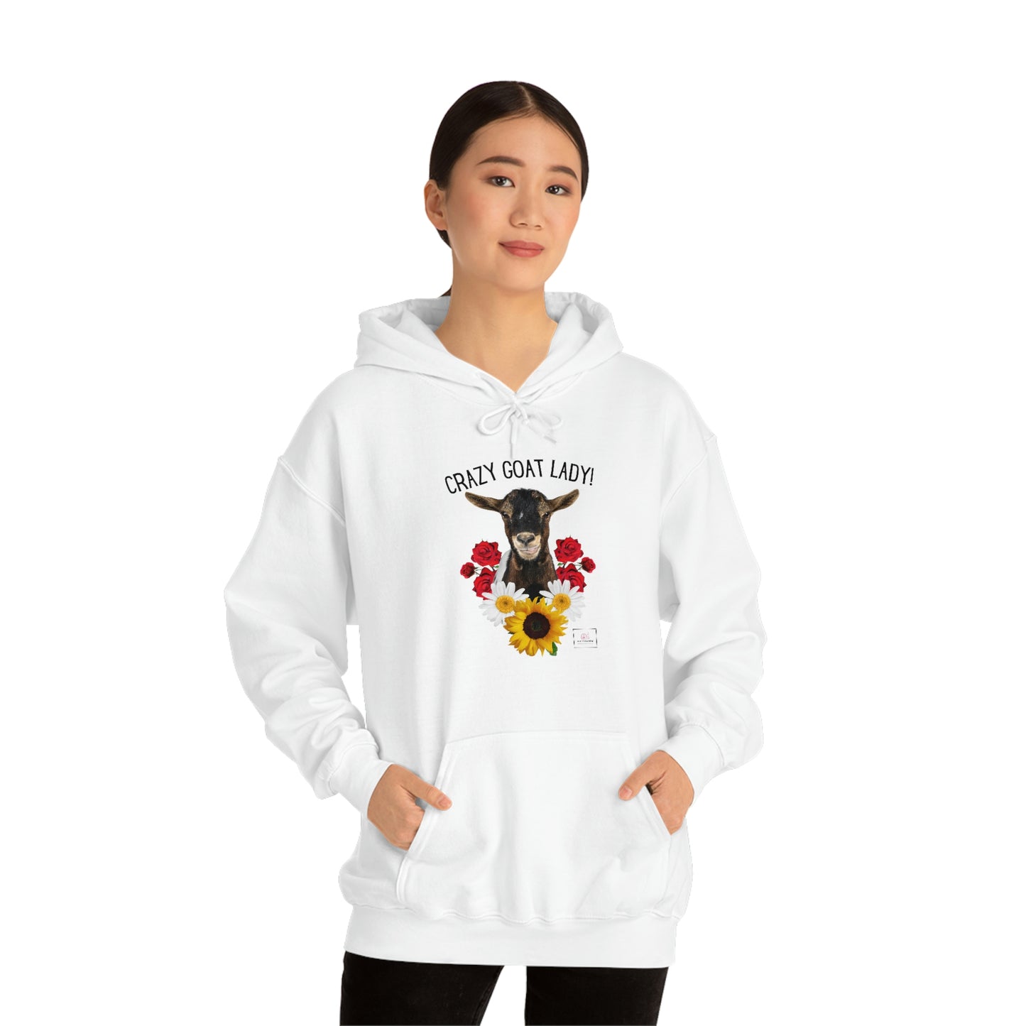 Crazy Goat Lady Hooded Sweatshirt